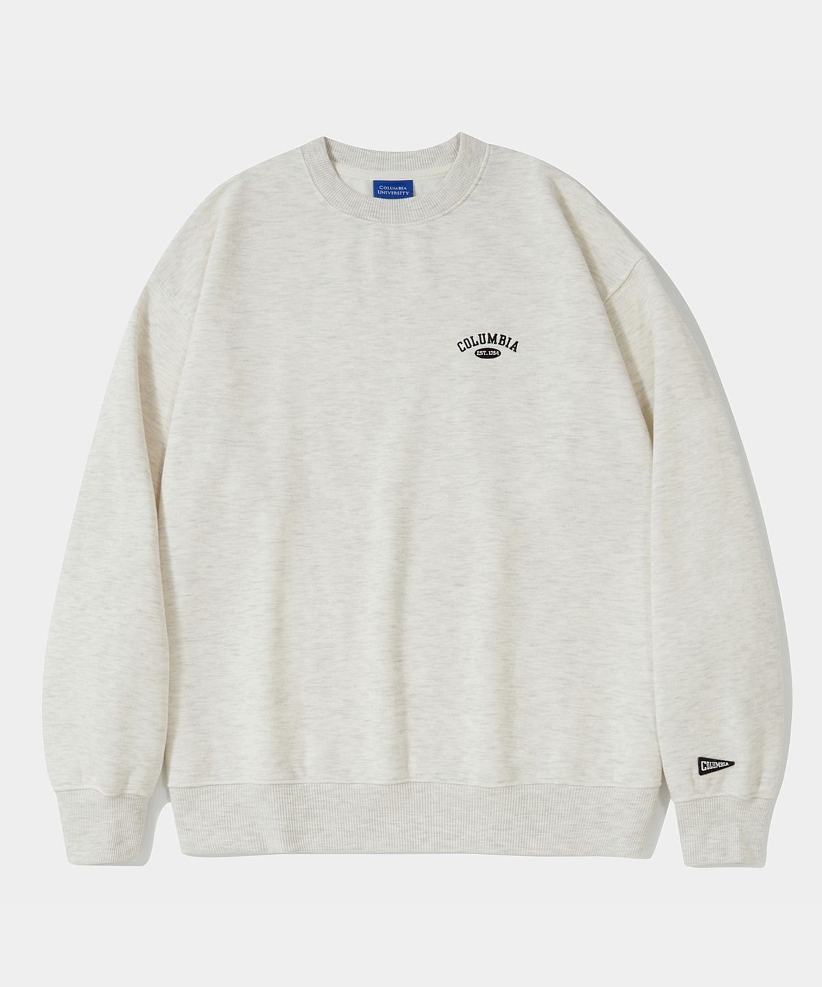 컬럼비아 유니버시티(COLUMBIA UNIVERSITY) CU ARCH LOGO FLEECE SWEATSHIRTS 오트밀