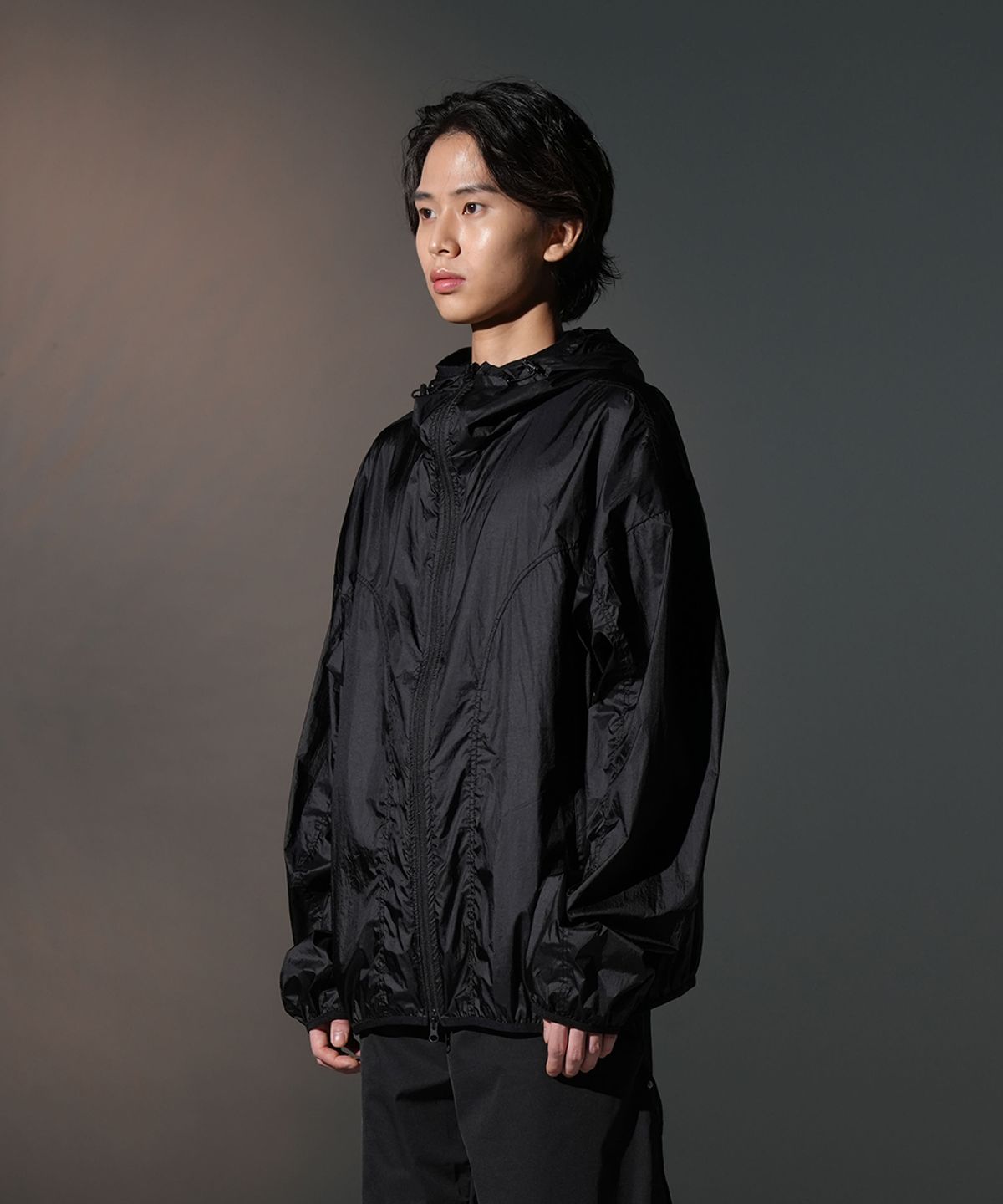 그레일즈(GRAILZ) ESSENTIAL GEOMETRY WINDBREAKER [BLACK]