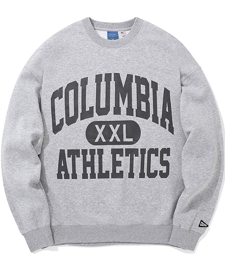 XXL OVERSIZE LOGO FLEECE SWEATSHIRTS M그레이