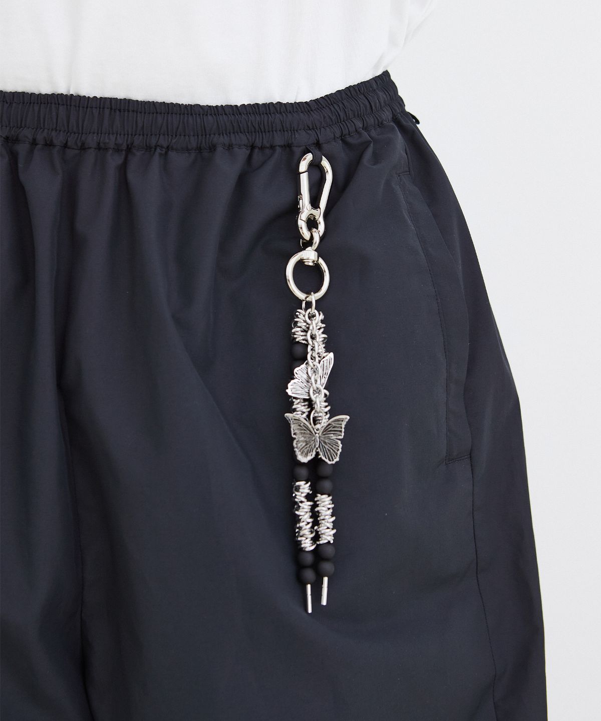 이에이(IEY) BUTTERFLY KEYRING Silver