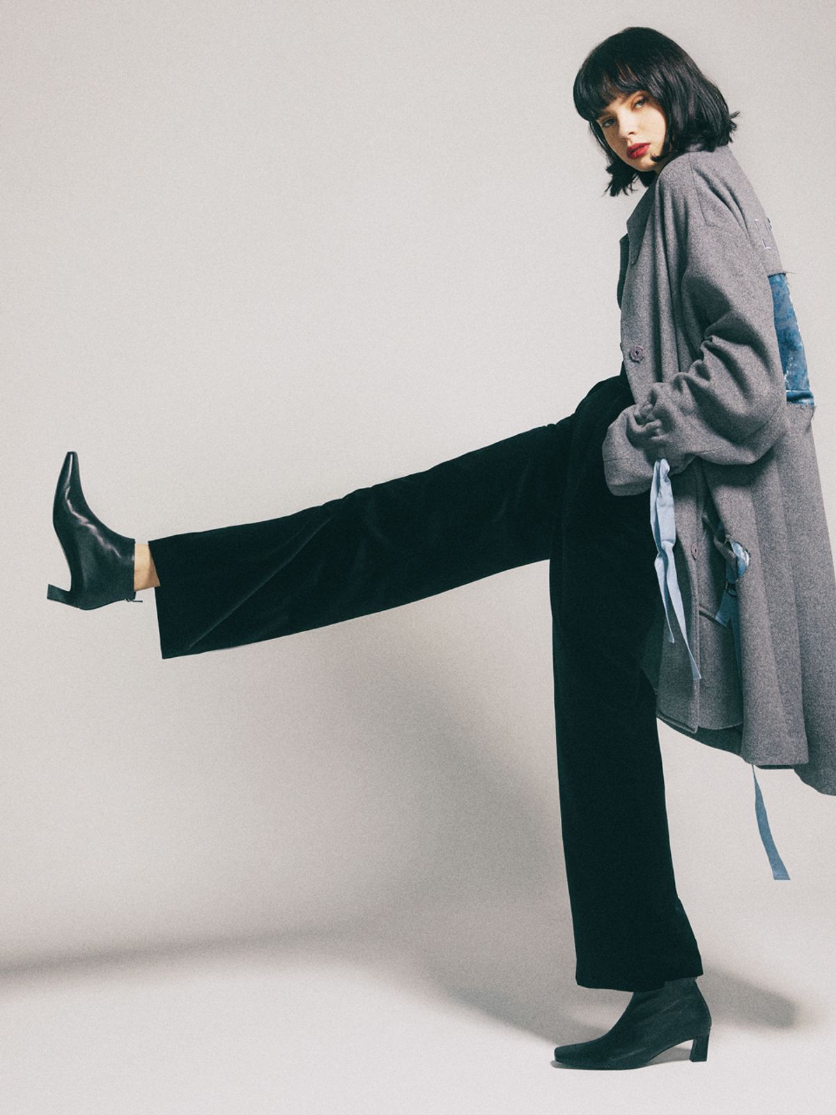 꼼므지(COMMEGEE) Basic Ankle Boots / CG1030BK