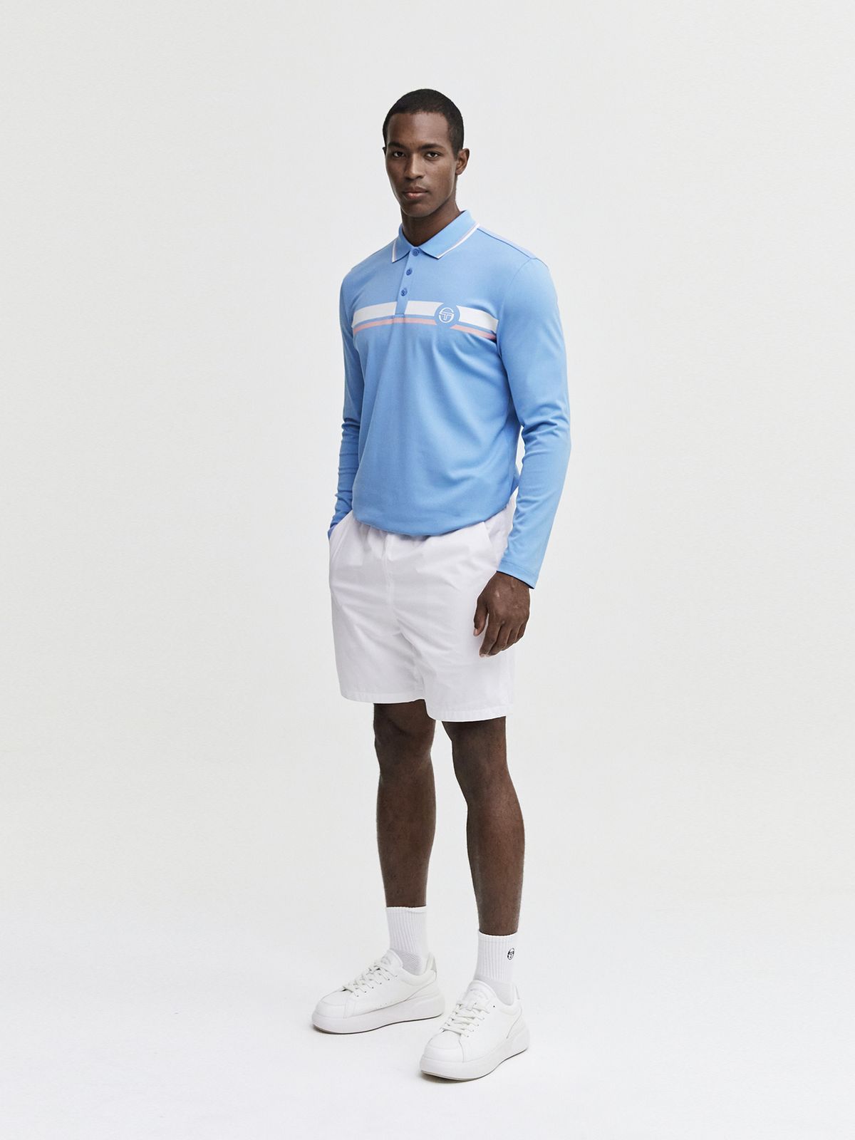 세르지오 타키니(SERGIO TACCHINI) M 고트 다마린도 폴로 셔츠 (L.Blue)