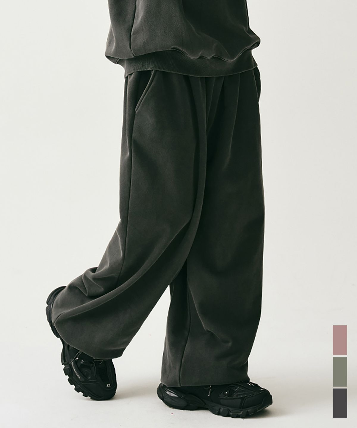 어반드레스(AVANDRESS) Pigment Wide Jogger Pants - 3COL