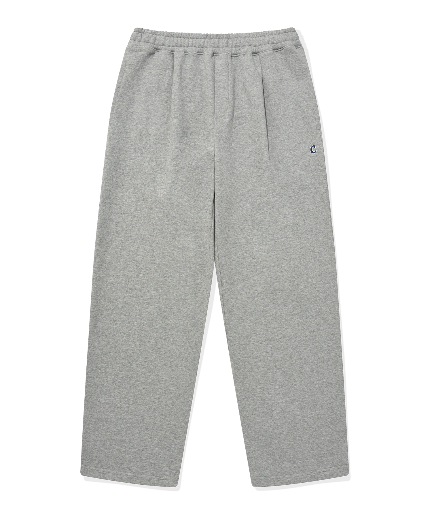 MUSINSA | COVERNAT One tuck wide sweatpants melange gray