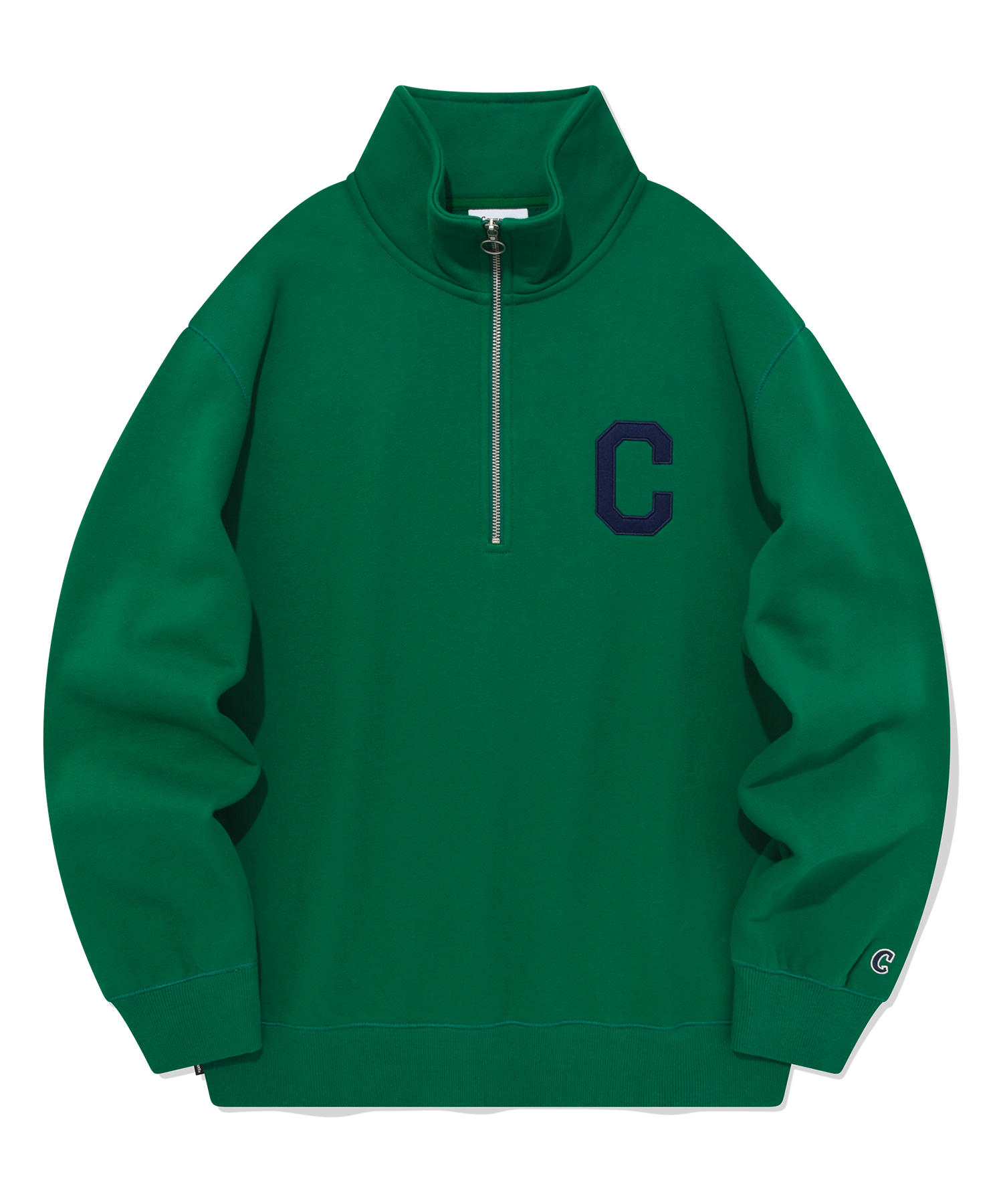 ★23SS★【COVERNAT】★Dual Melange C Logo Sweatshir.t★ Covernat Unisex C Logo Crew Neck Knit Melange Gray