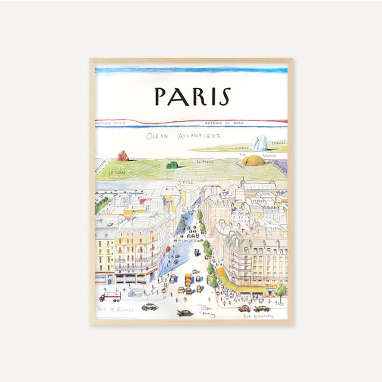 사울 스타인버그 Paris (액자 포함)