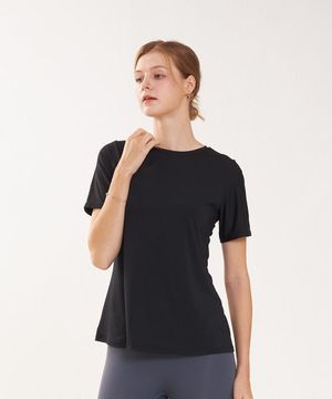 CLWT8094 올데이 숏 슬리브 블랙