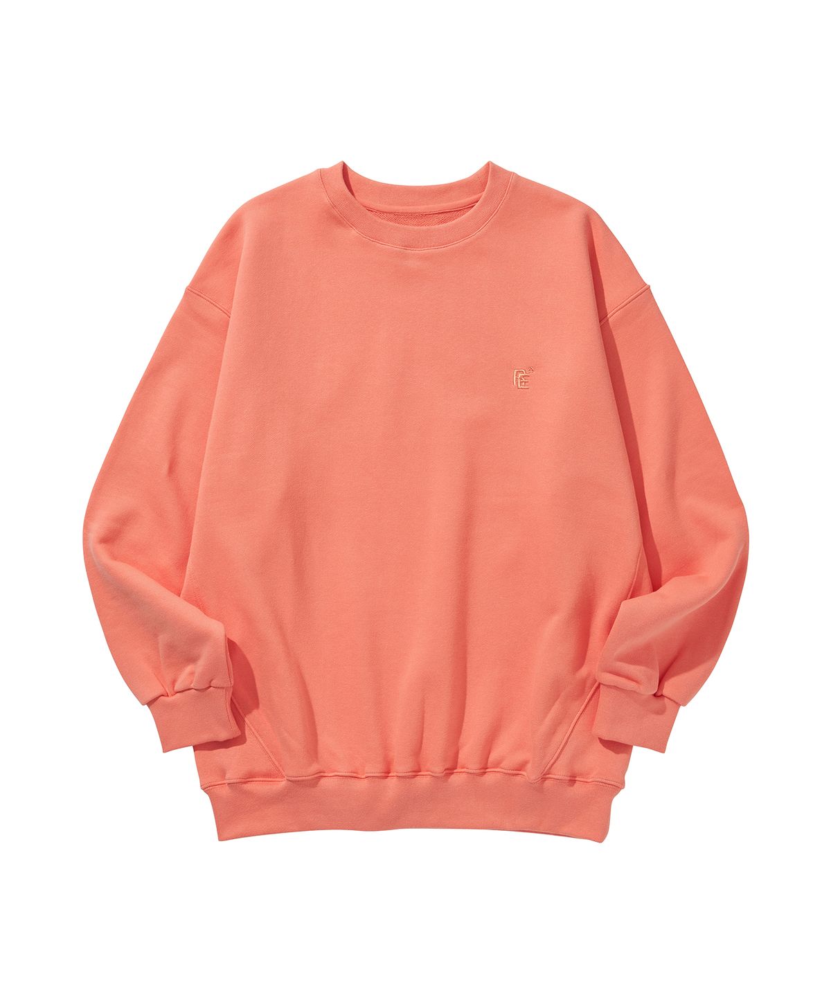 리베레(LIBERE) LOGO CREW SWEAT / PEACH