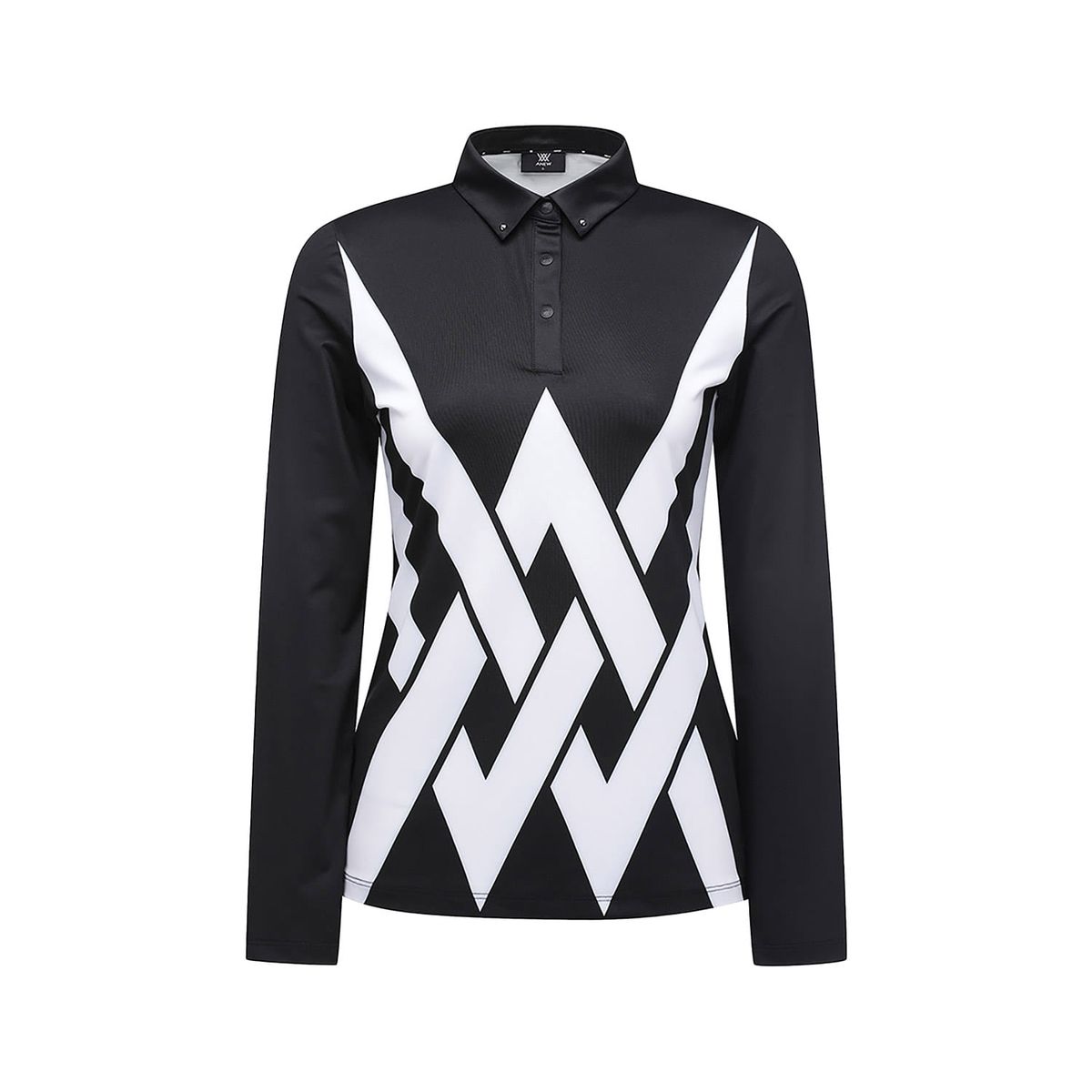 어뉴골프(ANEW GOLF) W COLLARED FRONT SIGNATURE LOGO L/TS