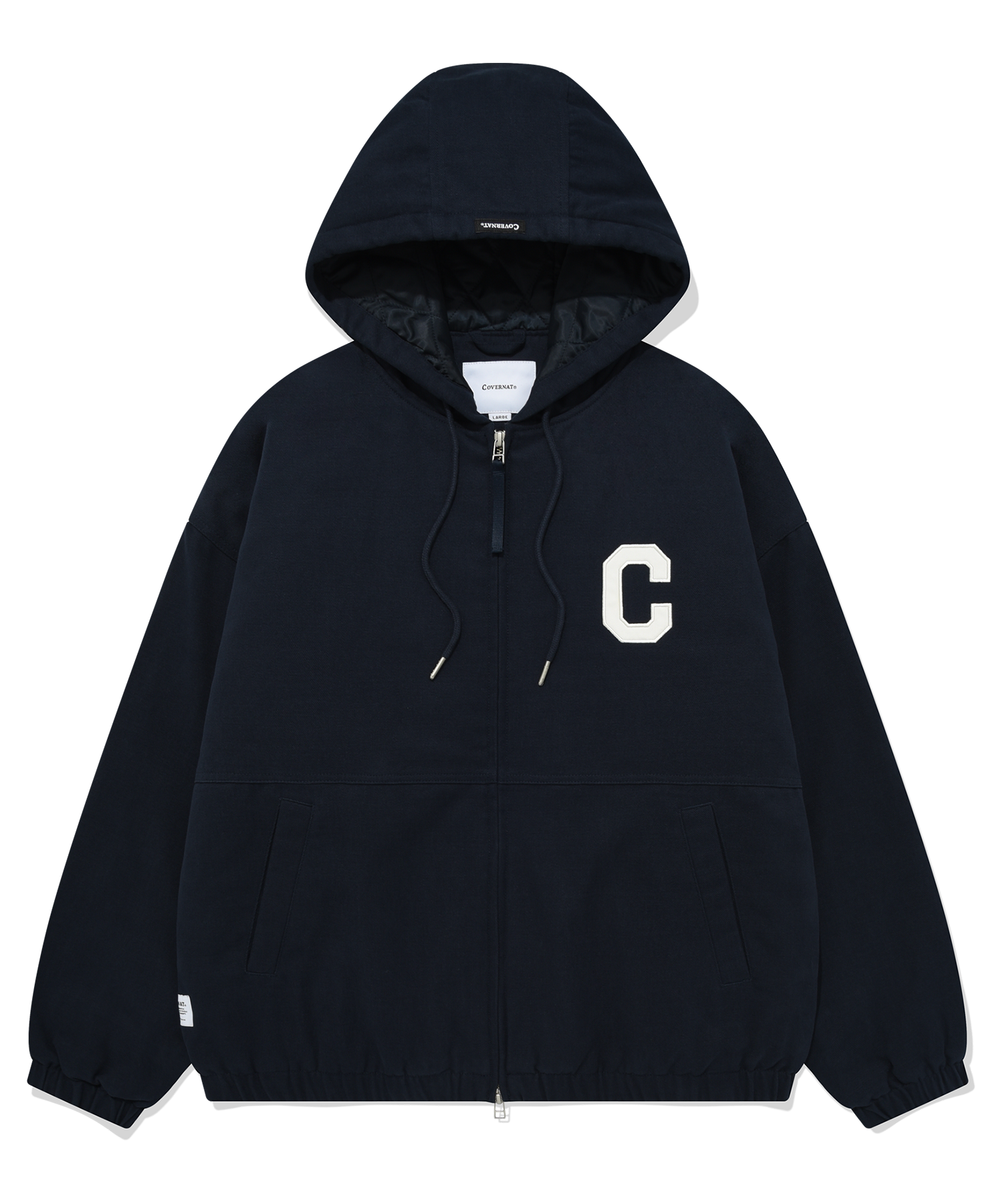 [COVERNAT]★HEAVY OXFORD HOODIE JACKET MUSINSA | COVERNAT Heavy Oxford Hooded Jacket Navy