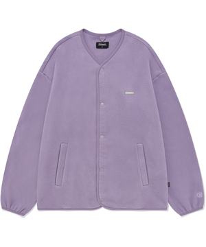 플리스 카라리스 자켓 라벤더