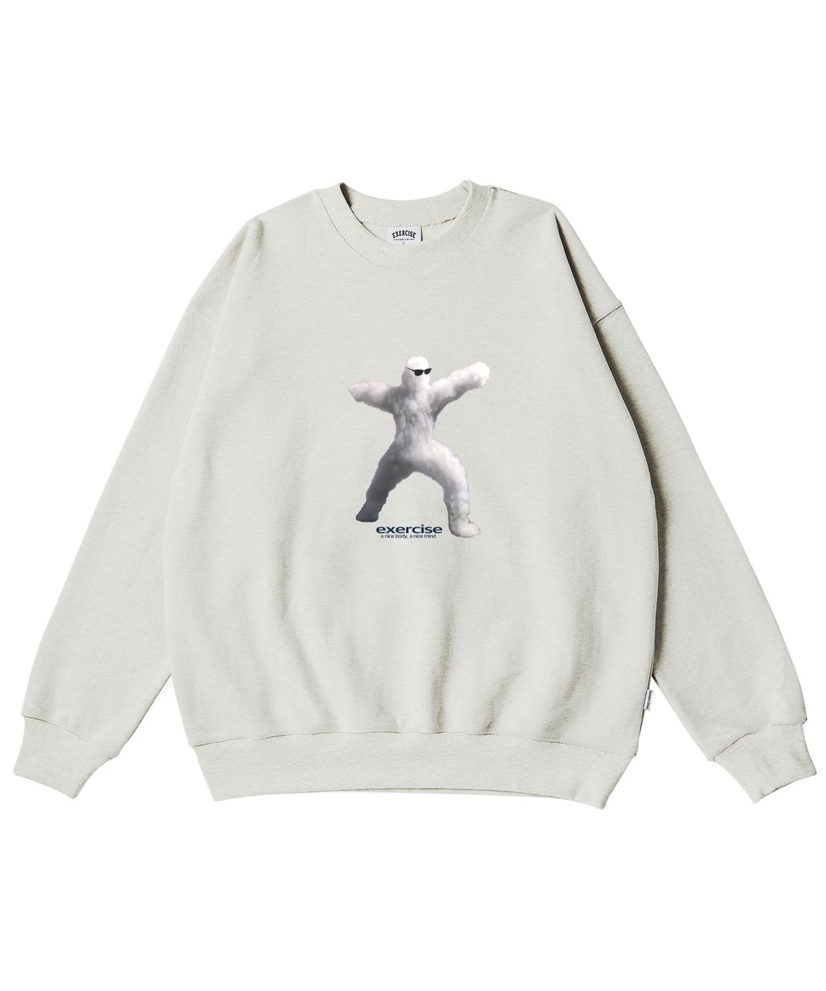 엑서사이즈(EXERCISE) ATHLETIC CLOUD SWEATSHIRT_IVORY