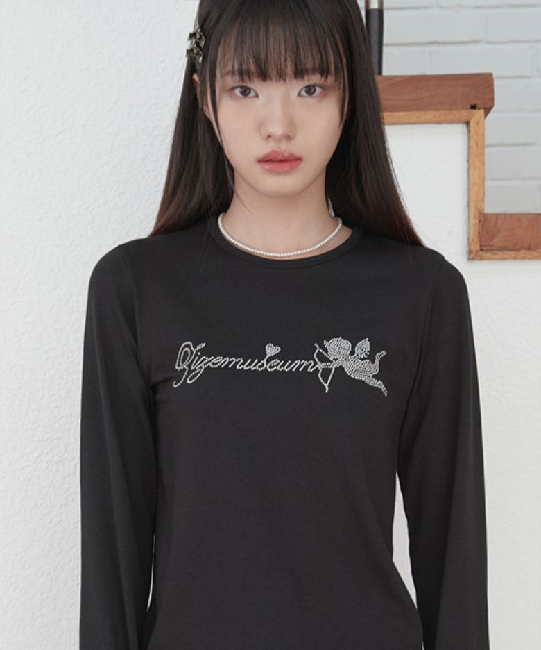 ZIZE ANGEL CUBIC T-SHIRTS (BLACK)