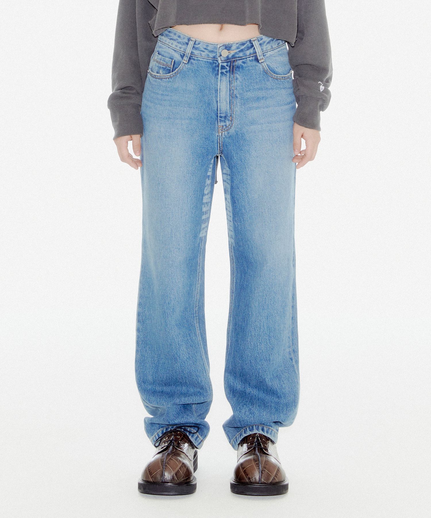 ★23-24FW新作★YOUHEE★LETTERING DENIM PANTS MUSINSA公式 | YOUHEE YOUHEE LETTERING DENIM PANTS BLUE