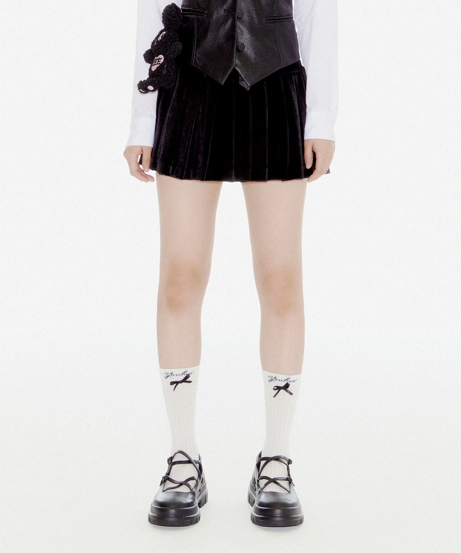 ミニスカート YOUHEE PLEATS SKIRT MUSINSA | YOUHEE PLEATS SKIRT BLACK