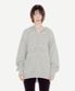 YOUHEE RIBBON HOOD ZIP-UP MELANGE GREY
