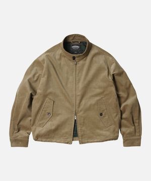 CORDUROY BUDDY HARRINGTON JACKET _ BEIGE