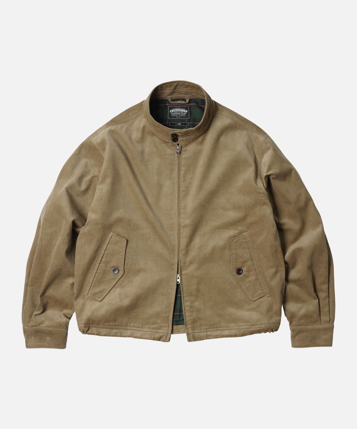 프리즘웍스(FRIZMWORKS) CORDUROY BUDDY HARRINGTON JACKET _ BEIGE