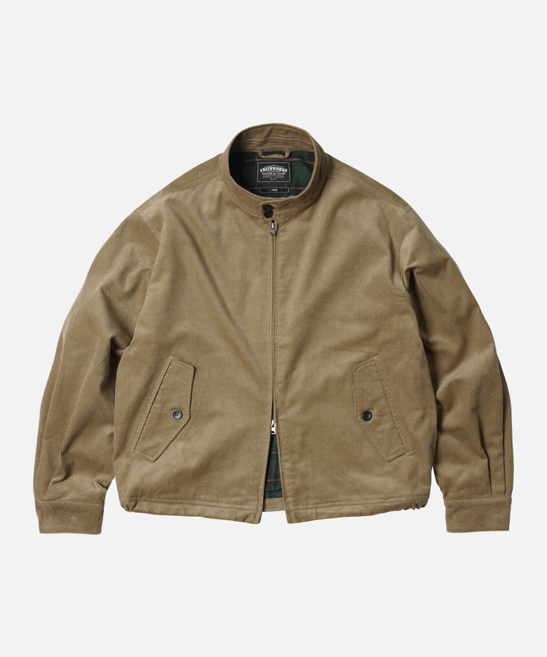 CORDUROY BUDDY HARRINGTON JACKET _ BEIGE