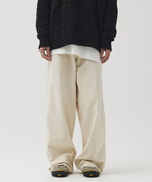 Tunnel String Pants - IVORY