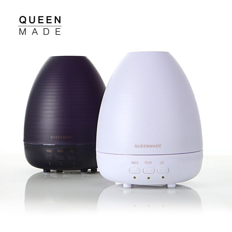 아로마 디퓨저 가습기 화이트, 딥퍼플 QHFA-1200