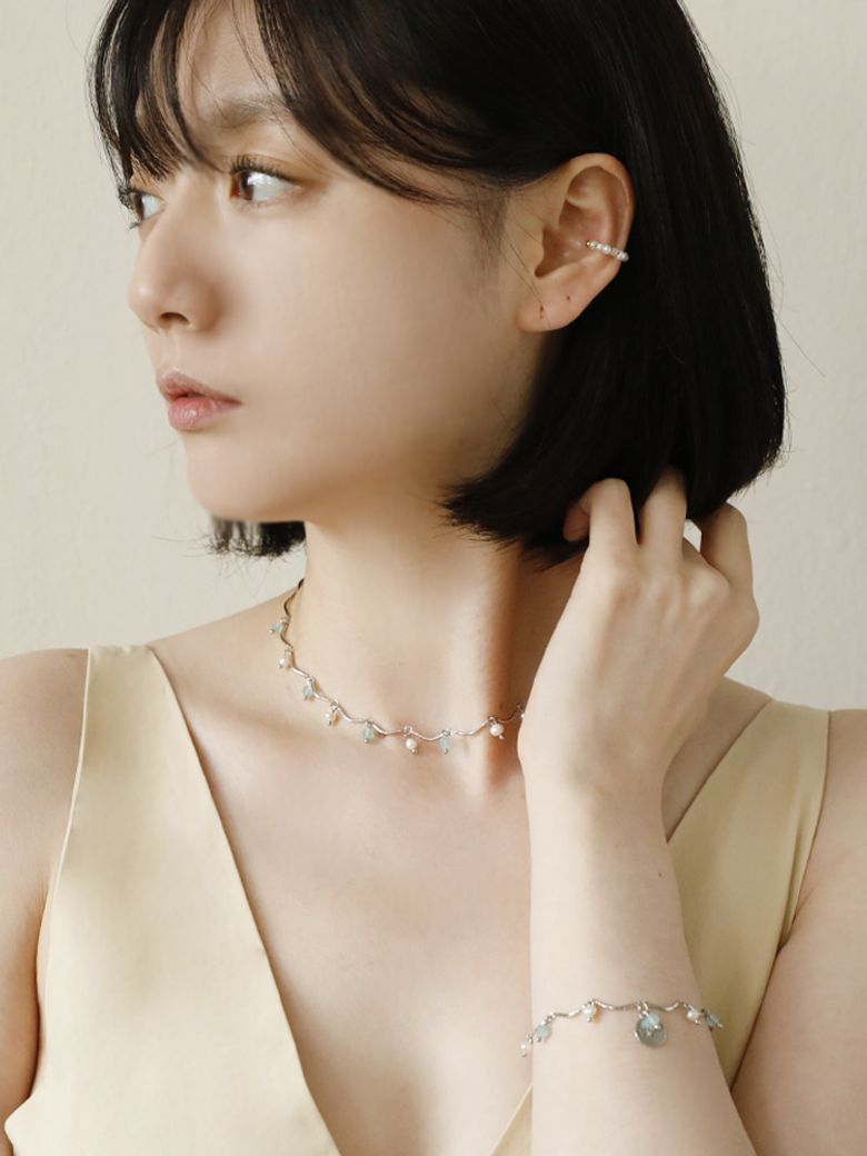 Summer Beads Necklace Bracelet set 썸머 비즈 목걸이 팔찌 세트