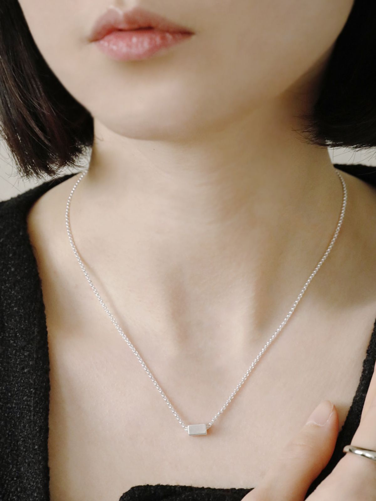 소수(SOSOO) Any Silver Necklace 애니 실버 목걸이