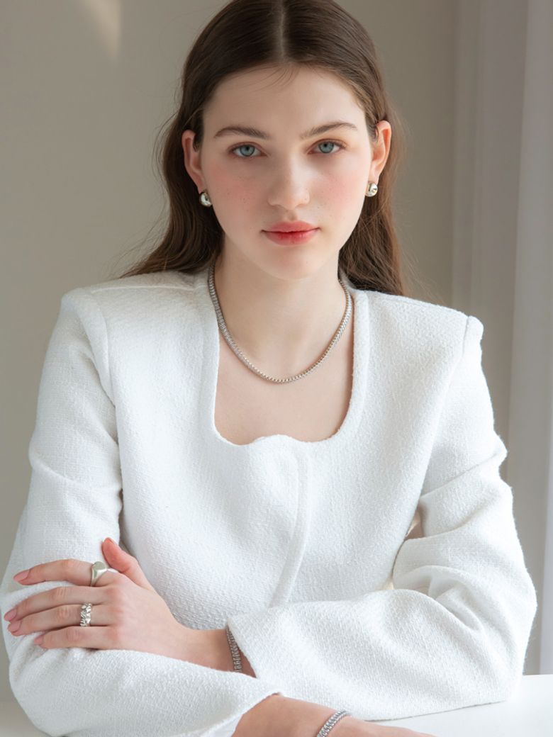 Rococo necklace 로코코 목걸이 실버