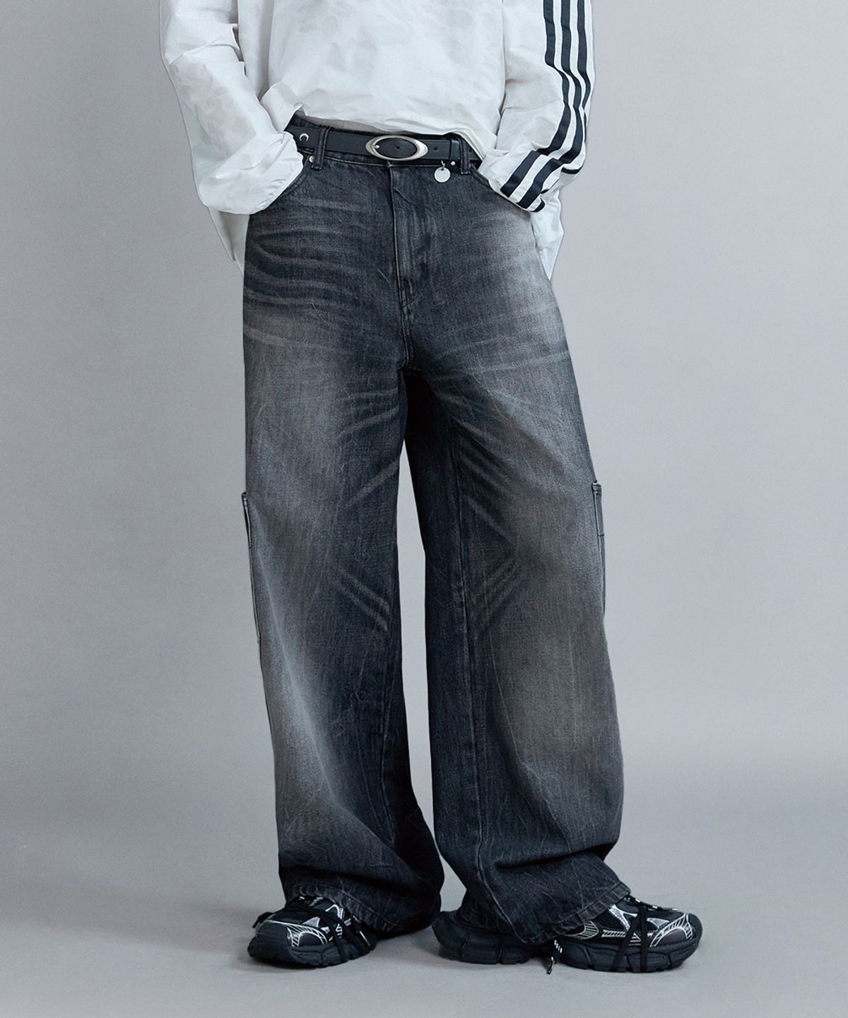 오더아카이브(ORDER ARCHIVE) Cargo wide 03 - thunder black [WIDE FIT]