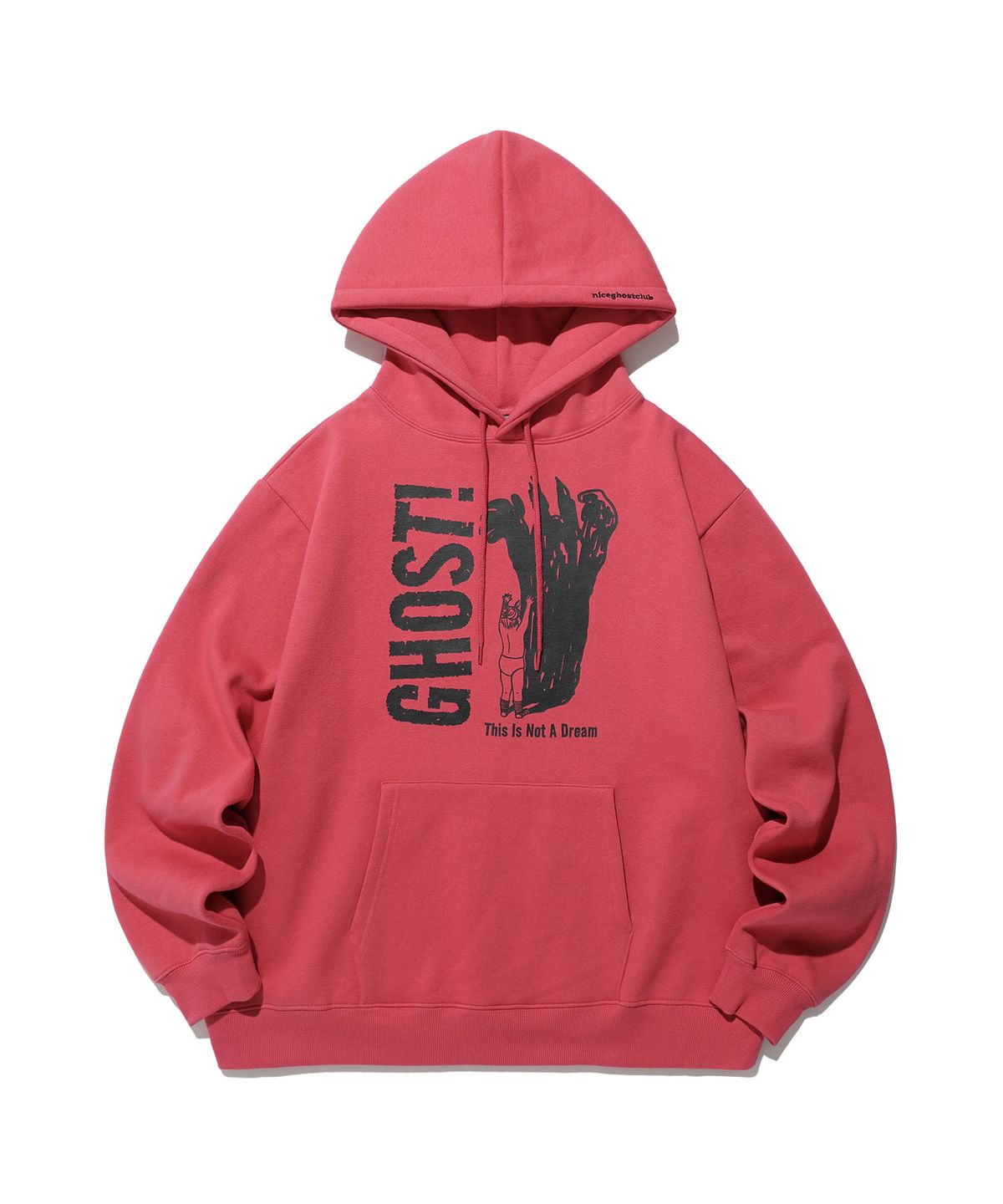 나이스고스트클럽(NICEGHOSTCLUB) SHADOW BABY GHOST HOODIE_RED(NG2DFUM408A)