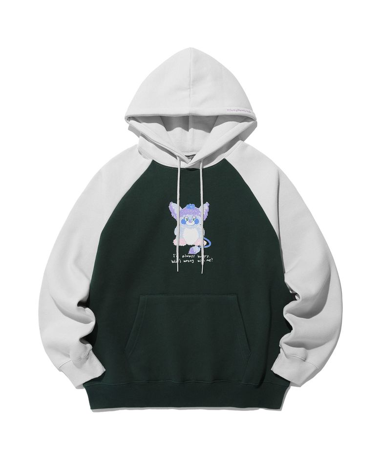 HUNGRY DOLL HOODIE_CHARCOAL(NG2DFUM411A)