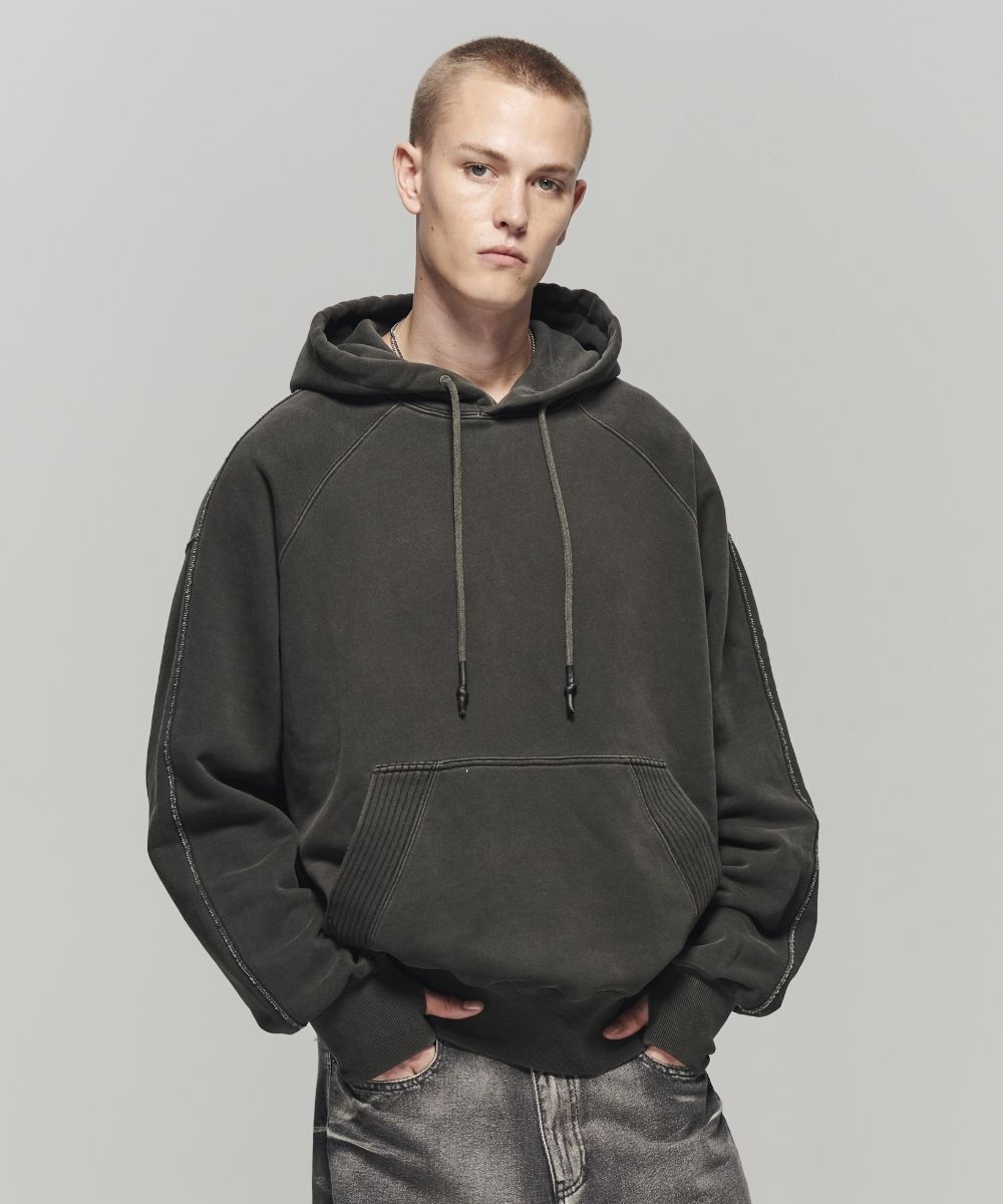 【MAISON MINED】22FW★ PIGMENT WASHING STITCH HOODY MUSINSA | MAISON MINED PIGMENT WASHING STITCH HOODY