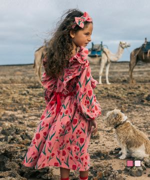 코듀로이 플라워 똑딱핀, 헤어밴드, 리본핀