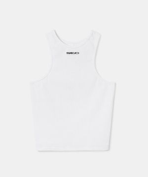 BASIC RIBBED SLEEVELESS_WHITE