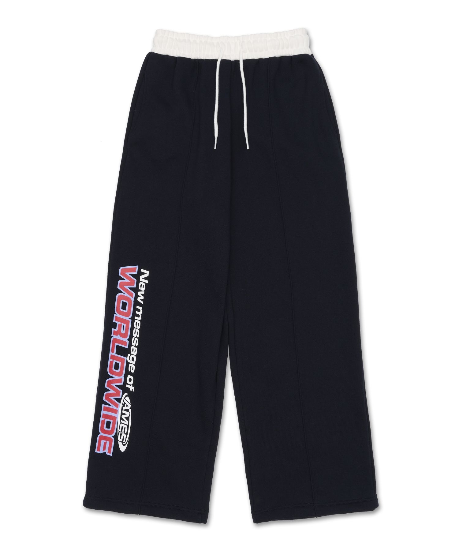◆AMES-WORLDWIDE◆ BASIC LOGO SWEATPANTS NAVY AM2DFUPA03A AM AMES-WORLDWIDE