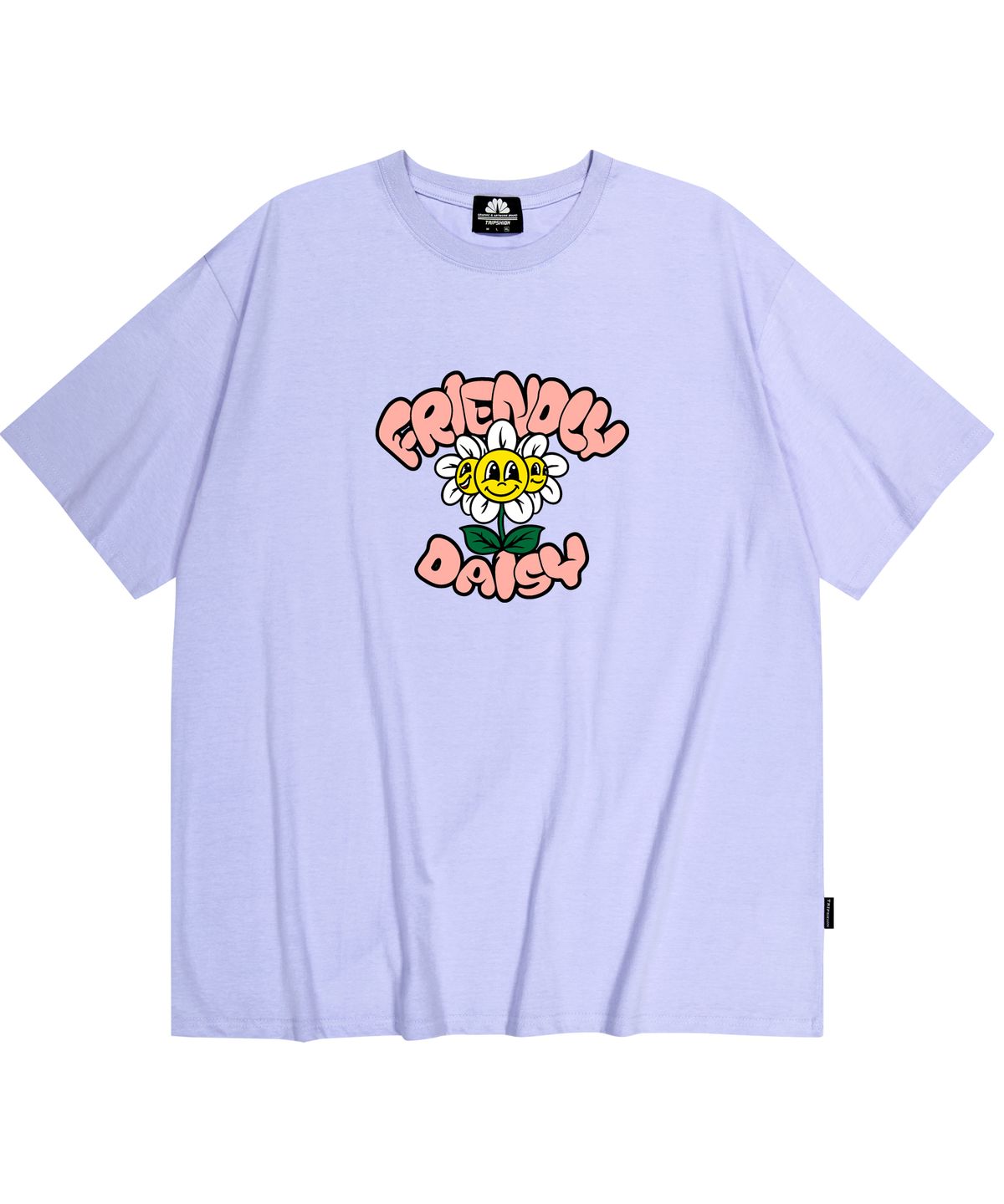 트립션(TRIPSHION) TRIPLE FLOWERCUP GRAPHIC 티셔츠 - 퍼플