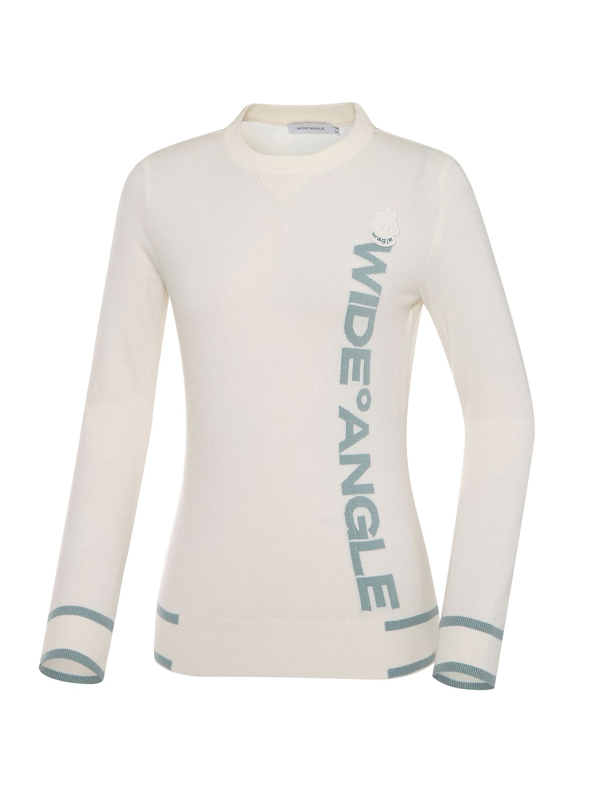 와이드앵글(WIDEANGLE) WG 핫픽스 와글 라운드 스웨터 L_Off White