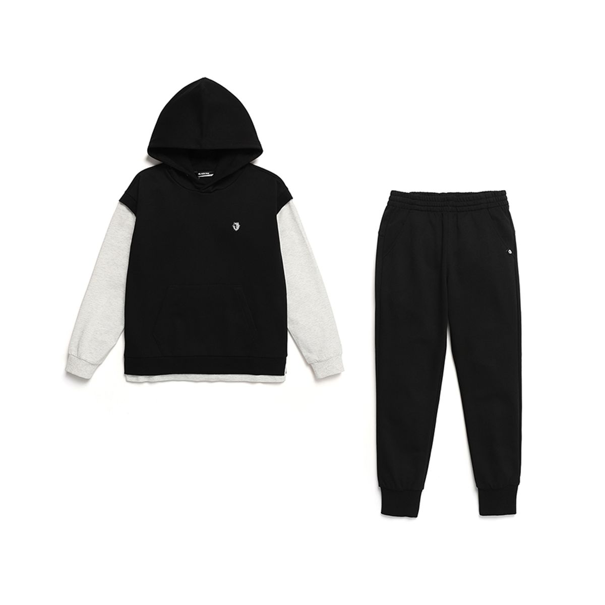 블랙야크 키즈(BLACK YAK KIDS) BKC마틴후드티세트_BK