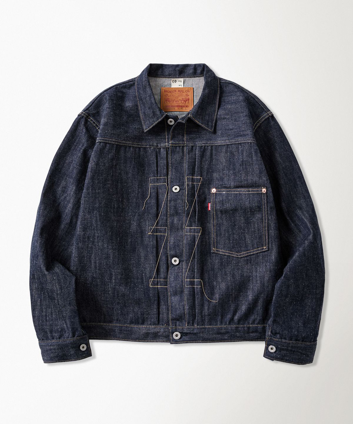 브론슨(BRONSON) Lot 44806XX WWII Type 1 Selvedge Denim Jacket