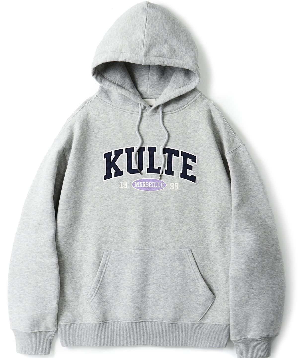 쿨트(KULTE) 트윌 아치로고 후디 M.GREY