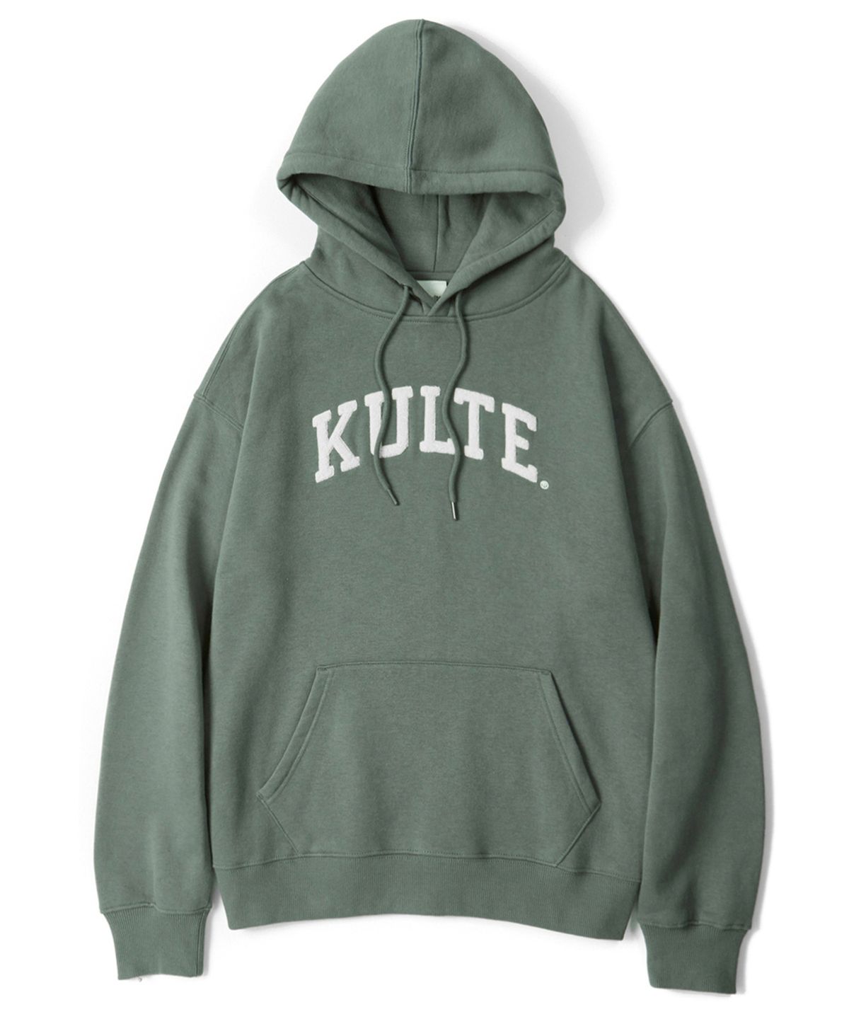 쿨트(KULTE) 부클 아치 로고 후디 D.GREEN