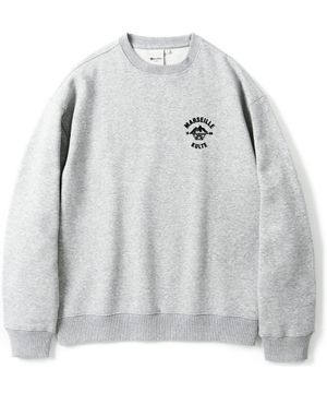 스노우 마운틴 로고 크루넥 M.GREY