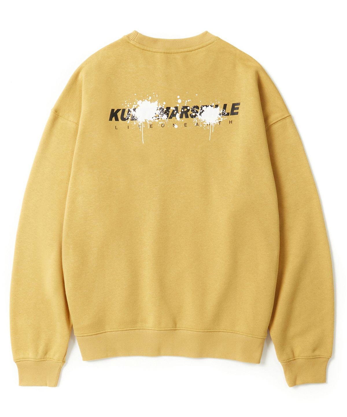 쿨트(KULTE) 빈티지 페인트 크루넥 YELLOW