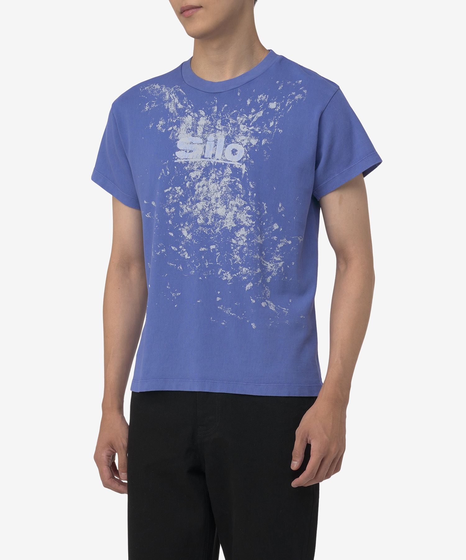 MUSINSA | ERL Silo Paint Printed Short-Sleeved T-Shirt