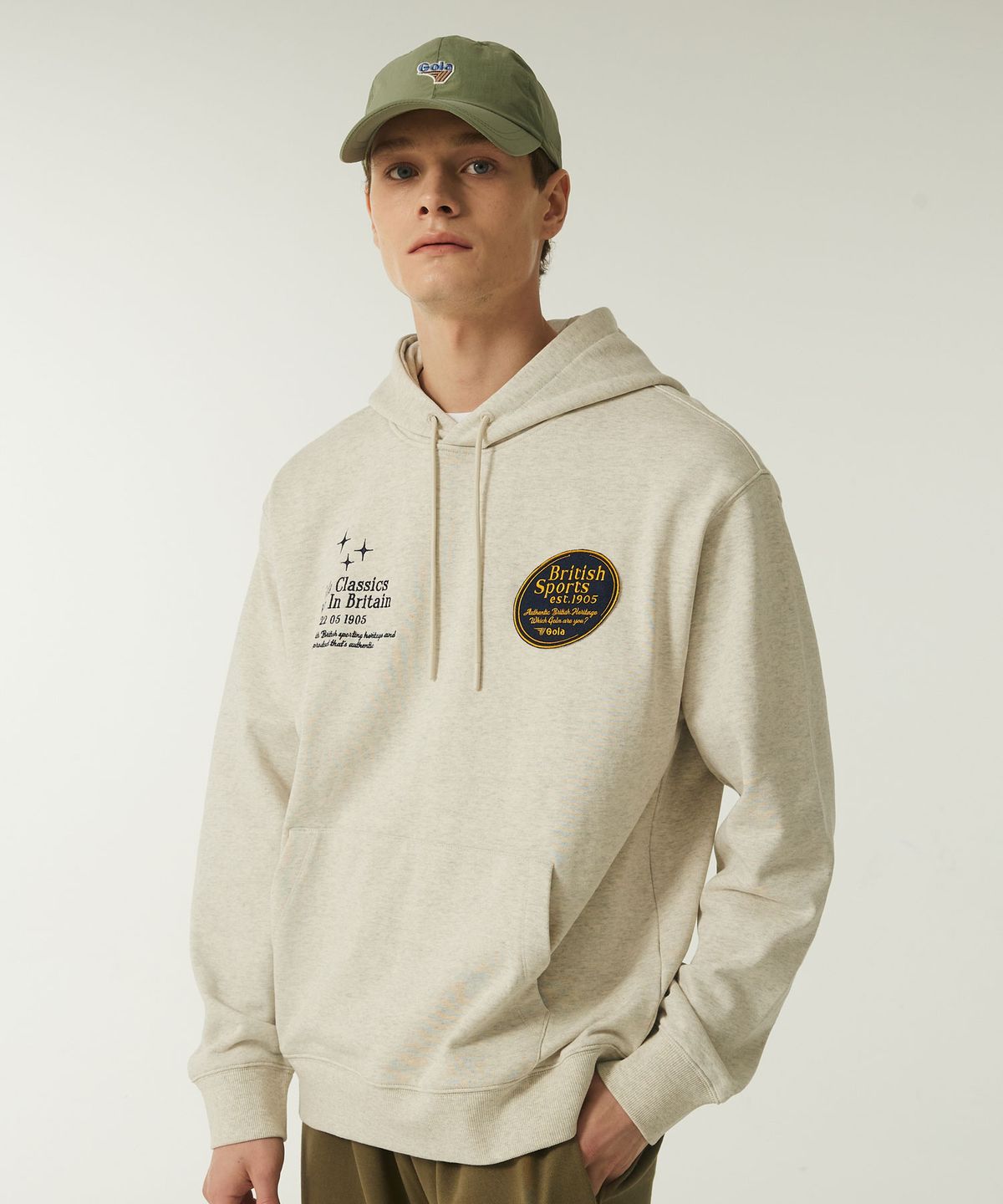 골라(GOLA) VINTAGE SPORT SWEAT HOODIE [2 COLOR]