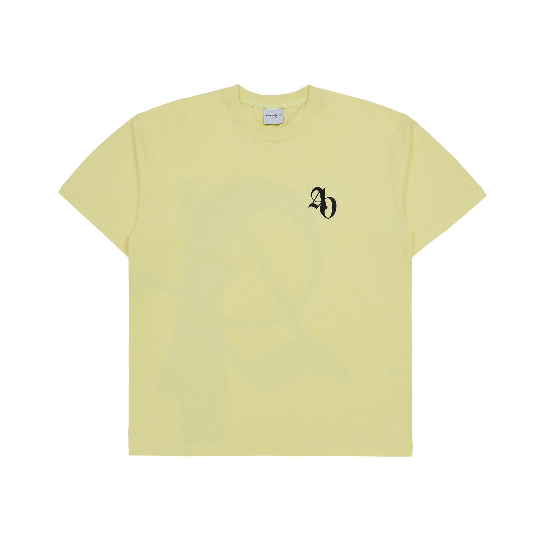 Tシャツ・カットソー ACME DE LA VIE BIG NEW SYMBOL PRINTING SHORT SLEEVE 4BUK103 BIG NEW SYMBOL PRINTING SHORT SLEEVE T-SHIRT (YELLOW) - ACMÉ