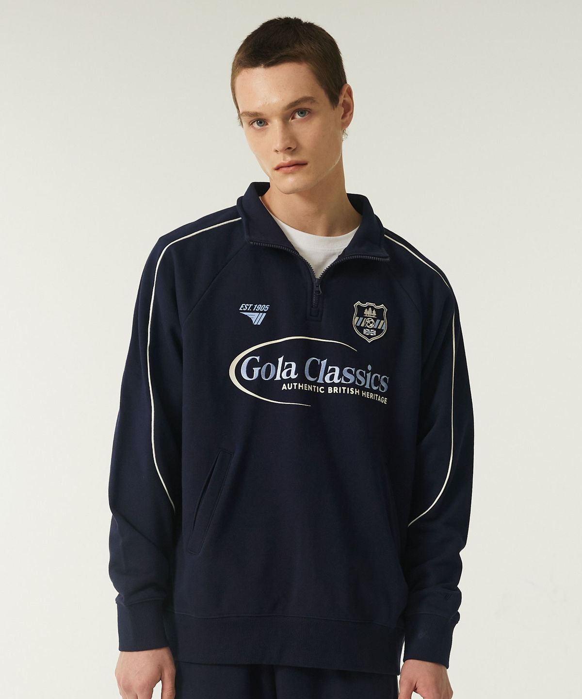 골라(GOLA) RETRO SPORTS HALF ZIP-UP [3 COLOR]
