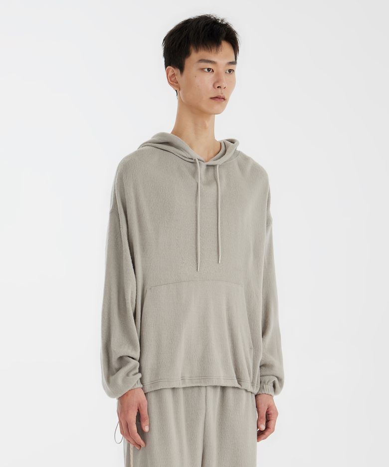 Oversized Hooded Sweatshirt - Sage Green