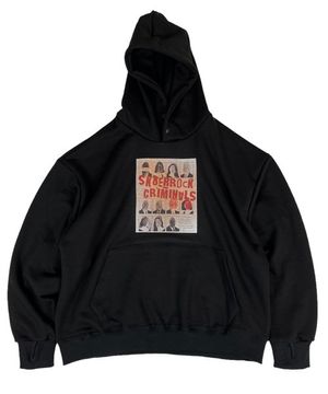 Criminals Hand Warmer Sweat Hoodie Black