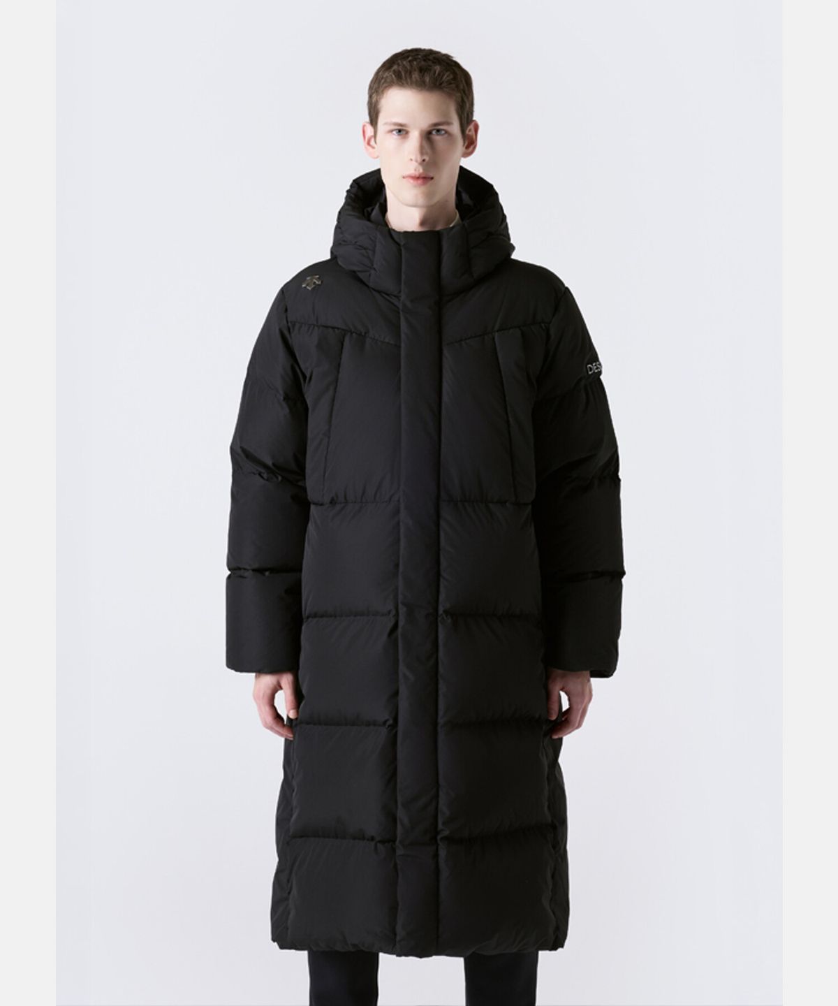데상트(DESCENTE) 캐논 롱 구스 다운 자켓 블랙 SR323SDJ91
